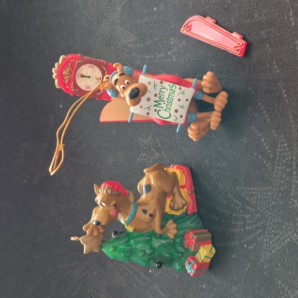 Set of scooby doo christmas ornaments 2000 2001 cartoon network scooby-doo - Picture 2 of 8